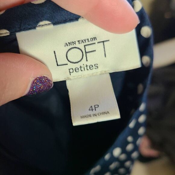 Ann Taylor LOFT Polka Dot Skirt - Picture 6 of 7